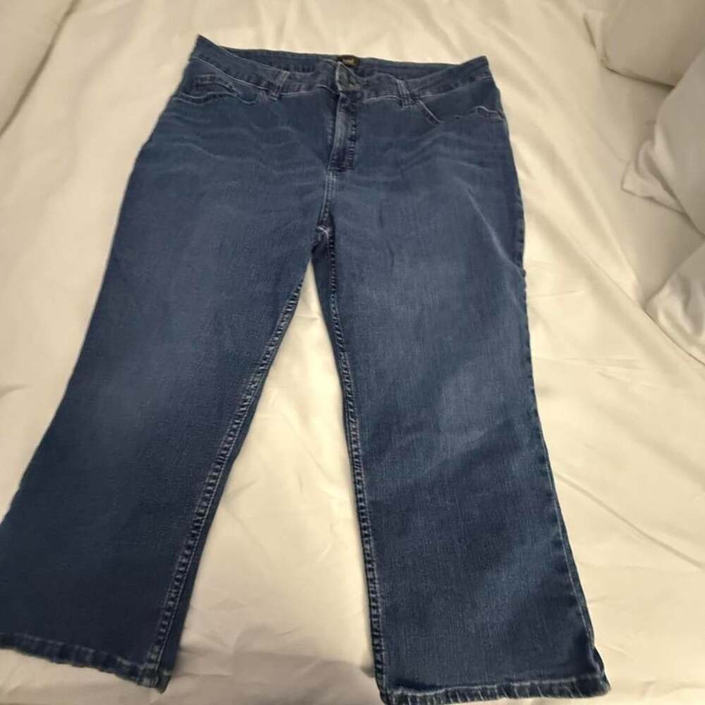 Lee Blue Denim Flare Jeans